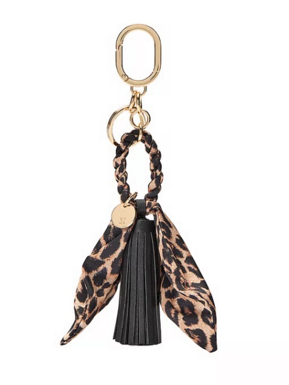 Victoria’s Secret Silk Tie Tassel Bag Charm Keychain